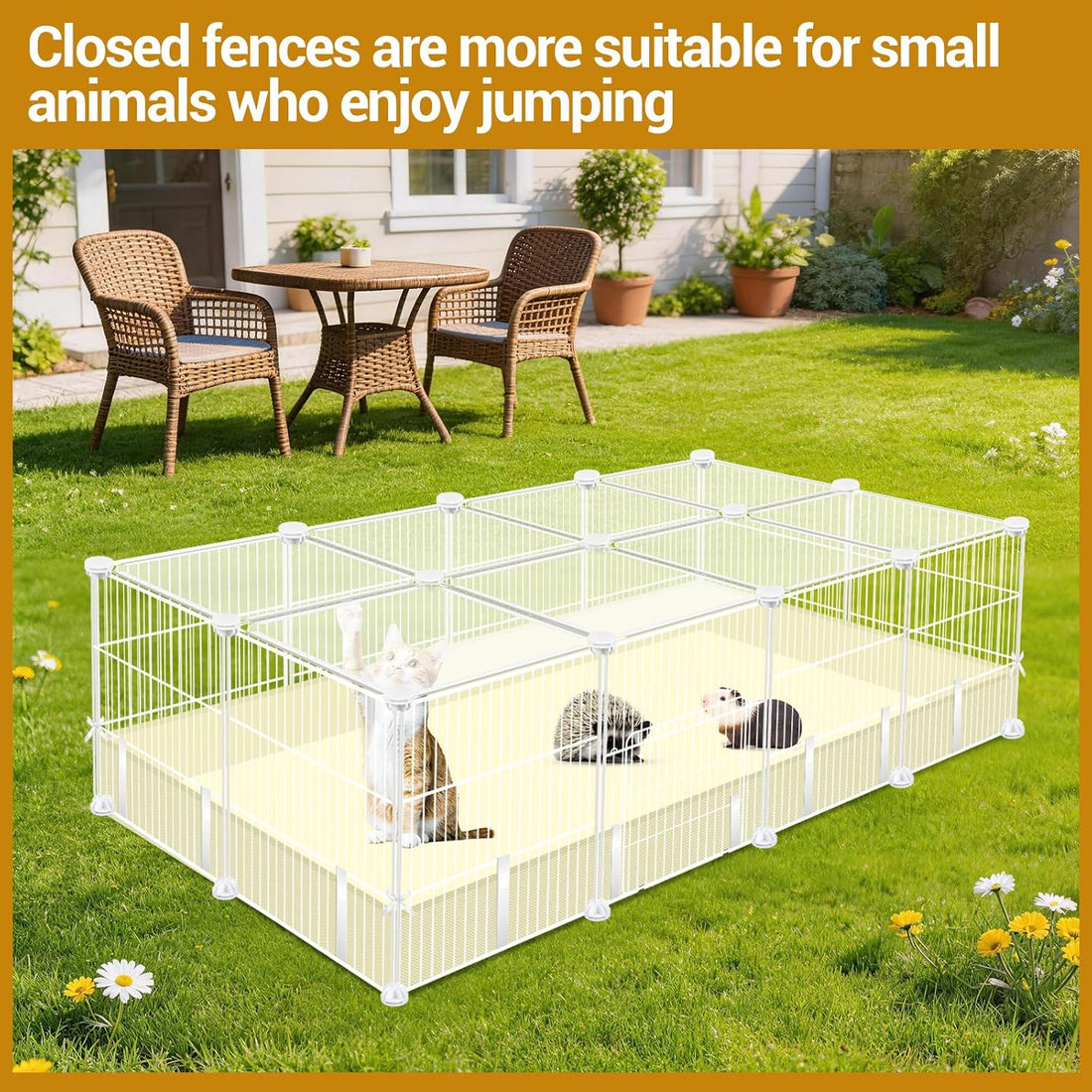 VISCOO 20 Panels Guinea Pig Cages