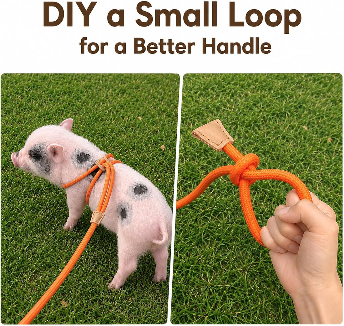 Pig Harness and Leash for Mini Pig, Goat