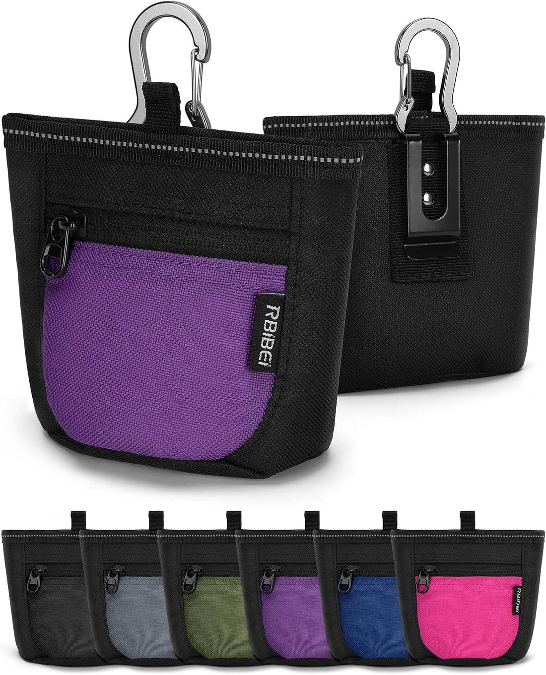 1¼-Cup Magnetic Closures Dog Training Treat Pouch with Clip