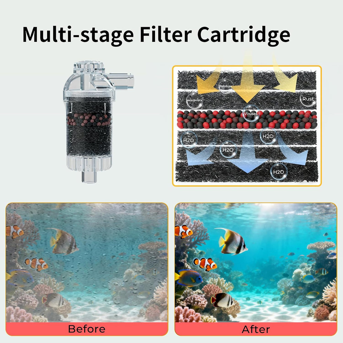 HiTauing Aquarium Gravel Cleaner