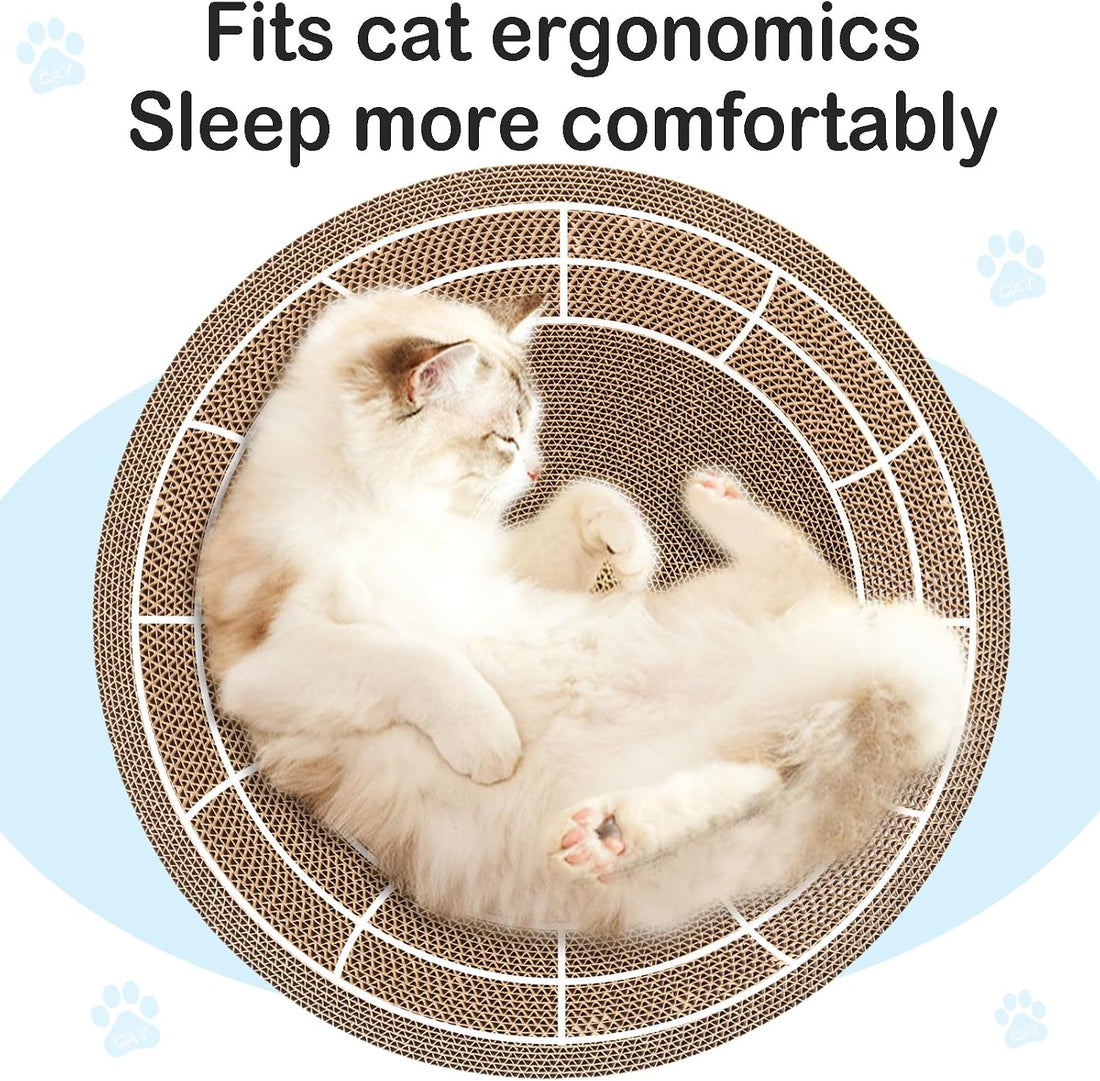 Cat Scratcher Bed 23.6x14.9” Extra Large Cardboard Cat Scratching Bed