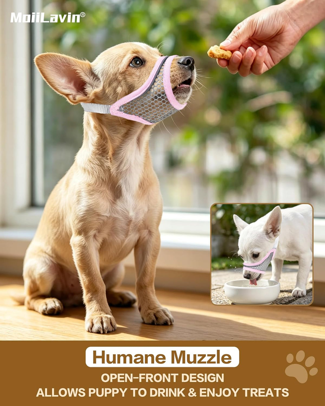 Dog Muzzle, Soft Mesh Muzzles for Small Dogs