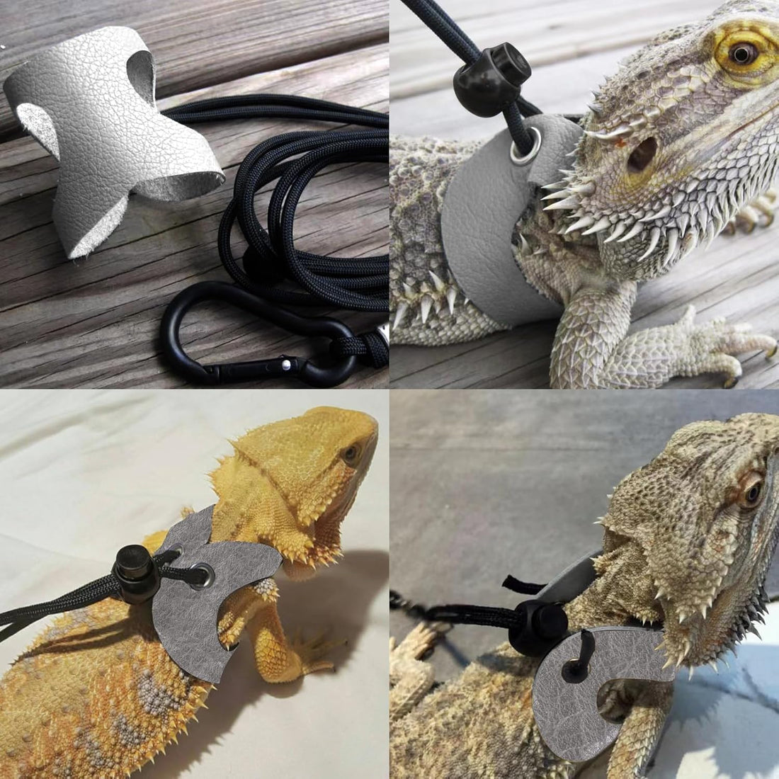Lizard Adjustable Harness Leash,Bearded Dragon Harness Leash Set
