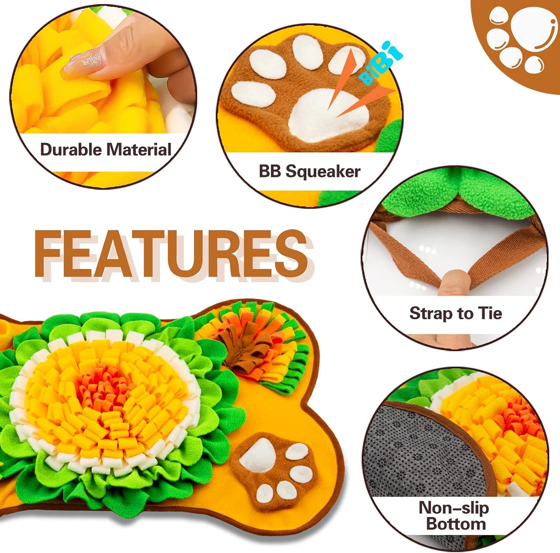 Snuffle Mat for Dogs, Pet Snuffle Mat for Small and Medium Dogs