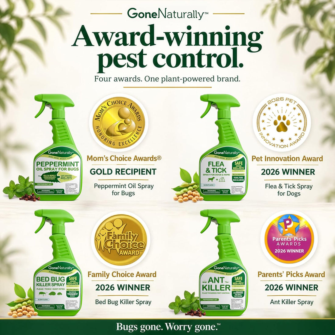 Flea and Tick Spray for Cats & Home