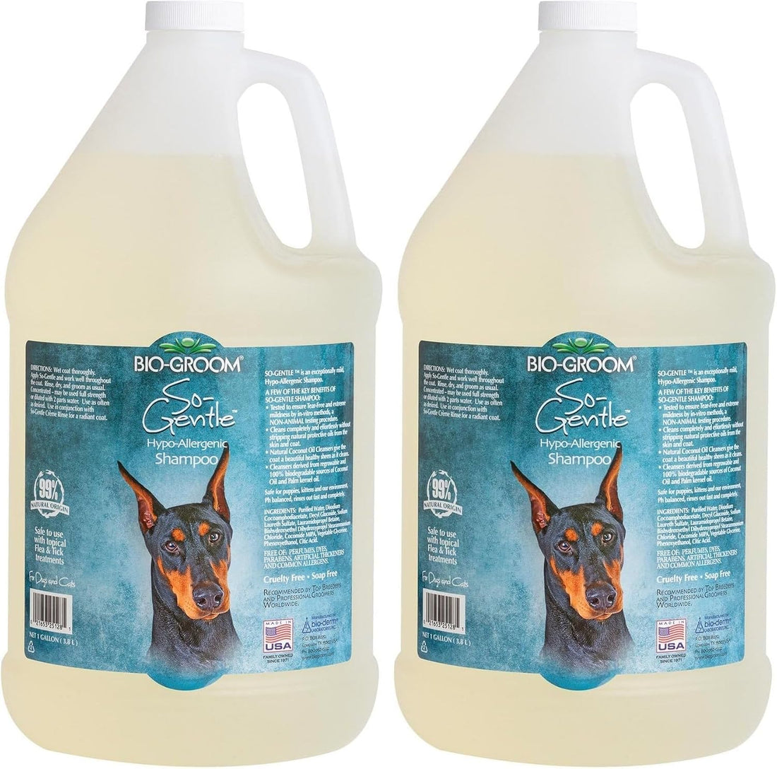Bio-Groom So-Gentle Hypoallergenic Dog Shampoo, Tearless, 1 Gallon