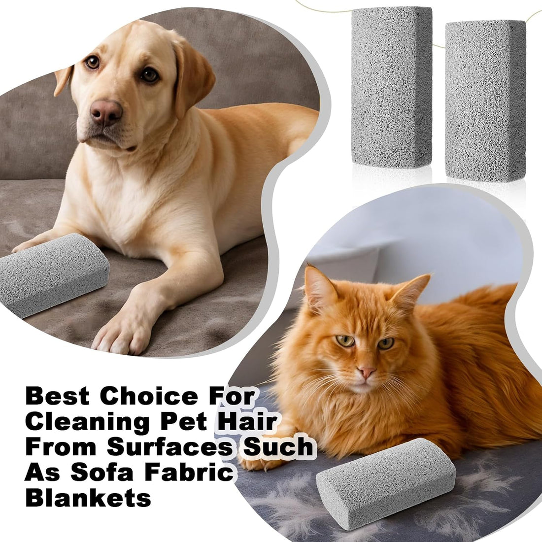 InnoHHustle 2 Pcs Pet Hair Block