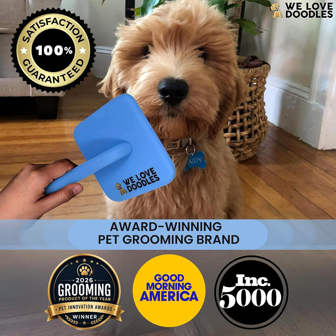 Slicker Brush for Dogs, Dog Grooming Supplies