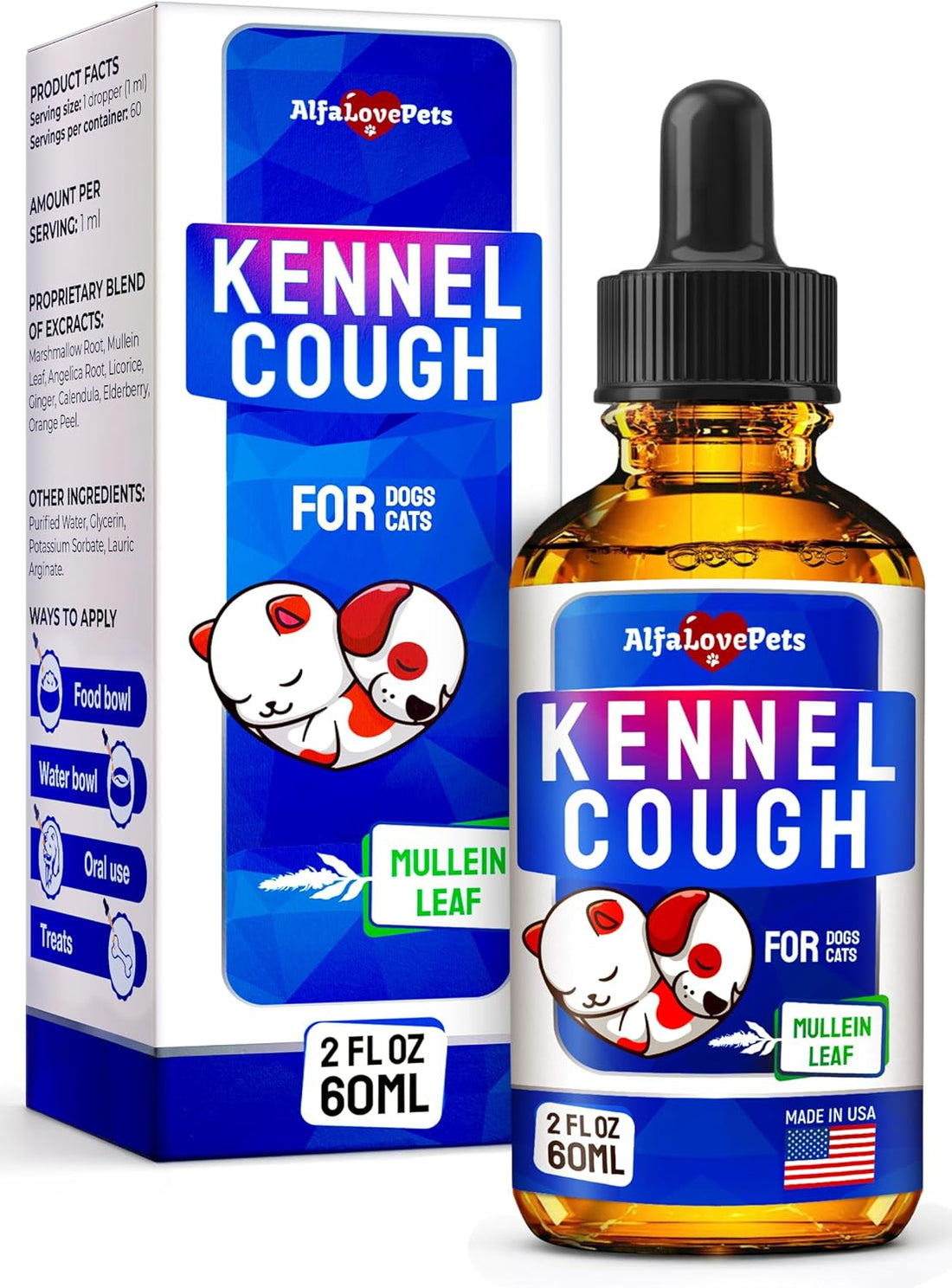 Dry & Wet Kennel Cough Medicine for Dogs and Cats