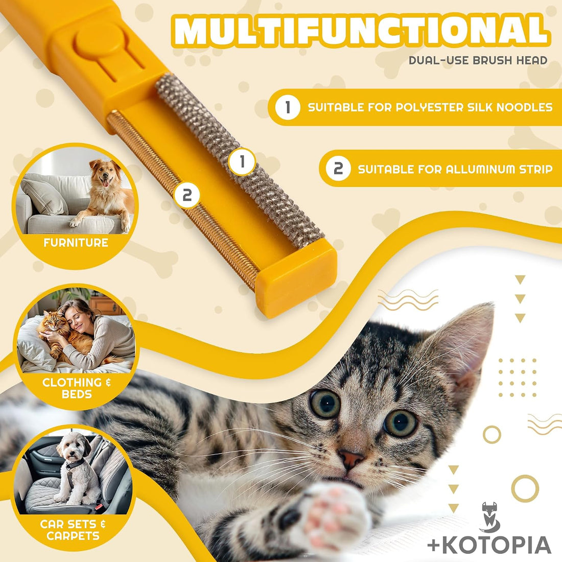 +KOTOPIA Dog Grooming Tote Bag – Travel Supply Organizer for Dogs