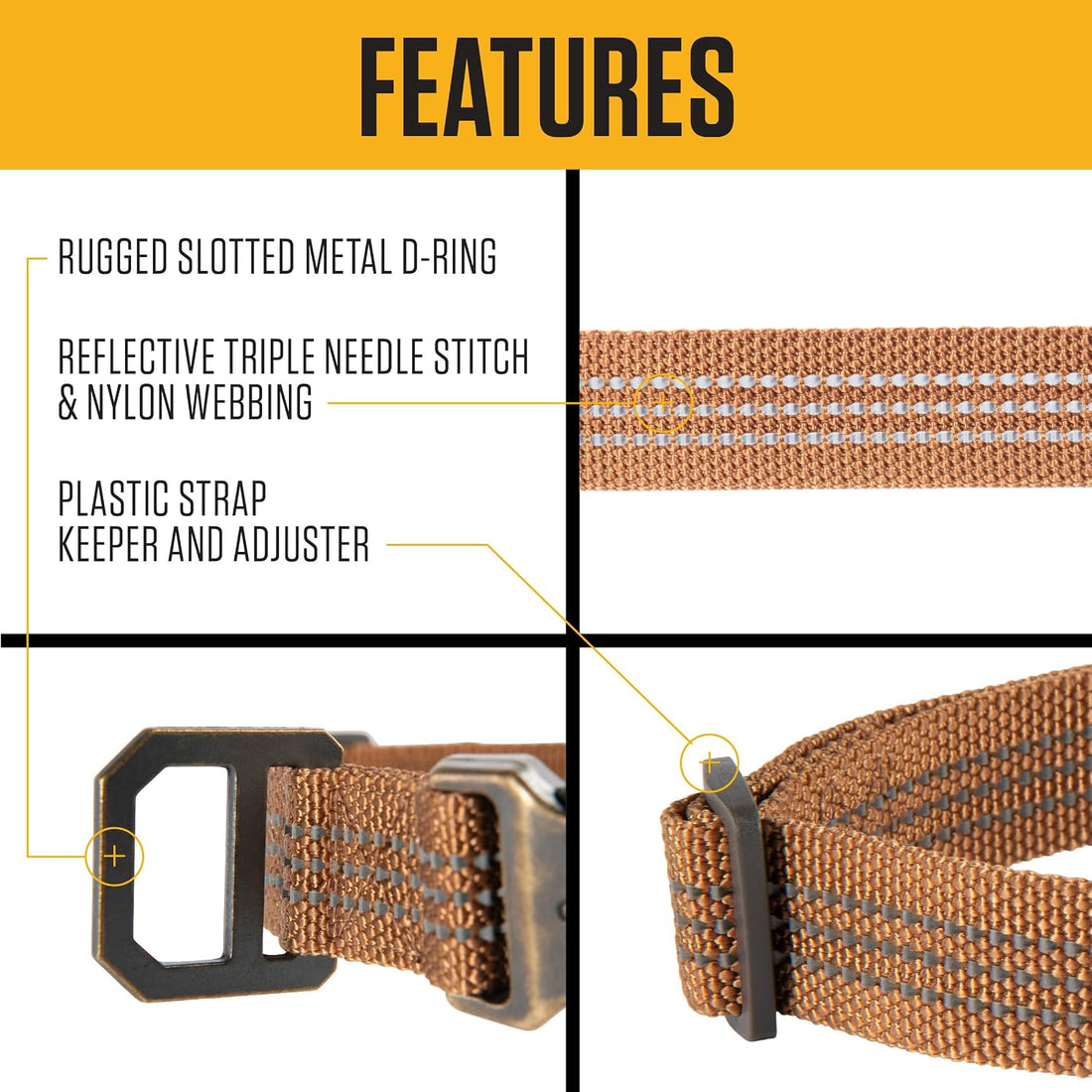 Carhartt Nylon Webbing Dog Collar