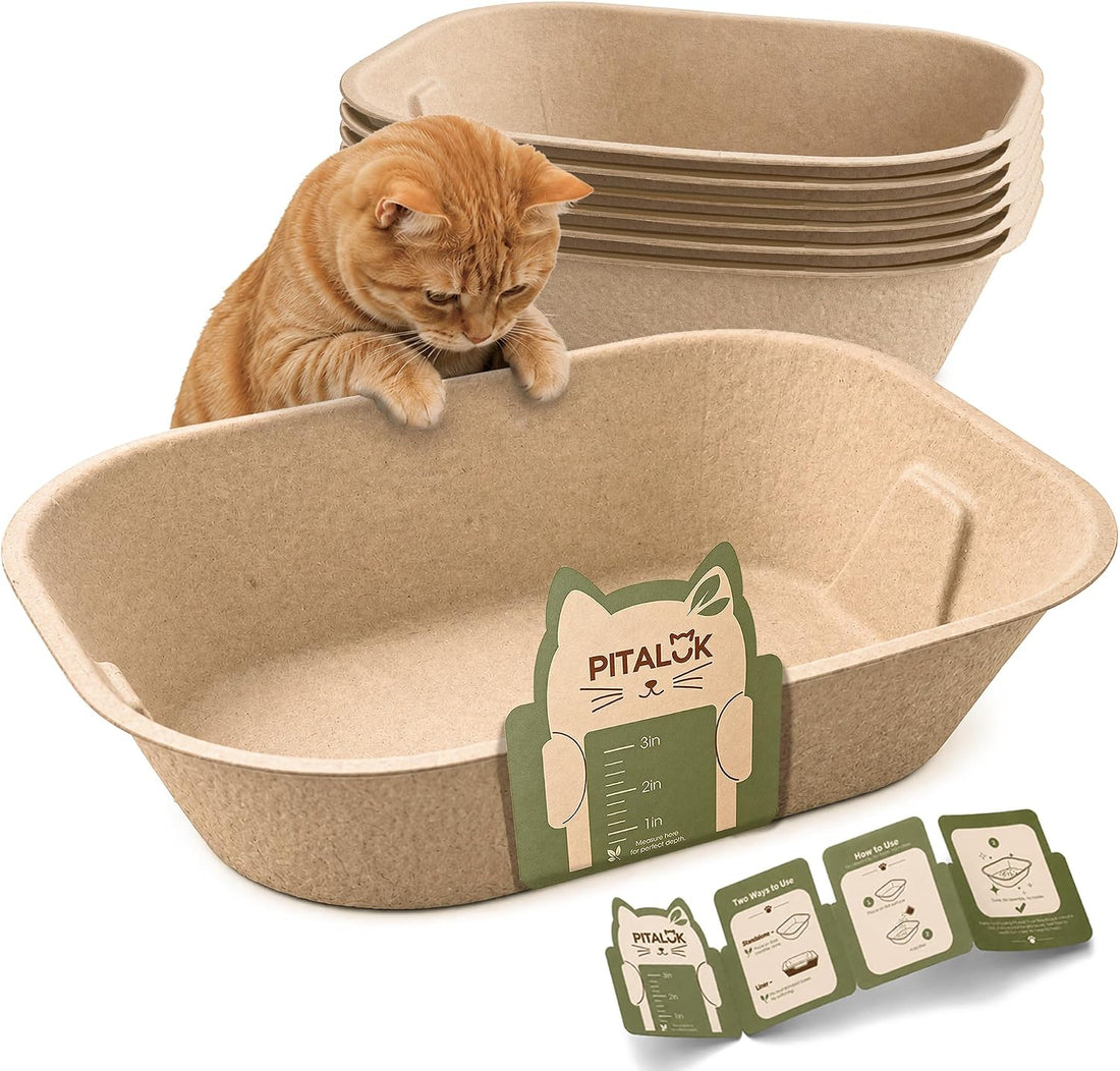 3-Pack Disposable Litter Box for Kittens