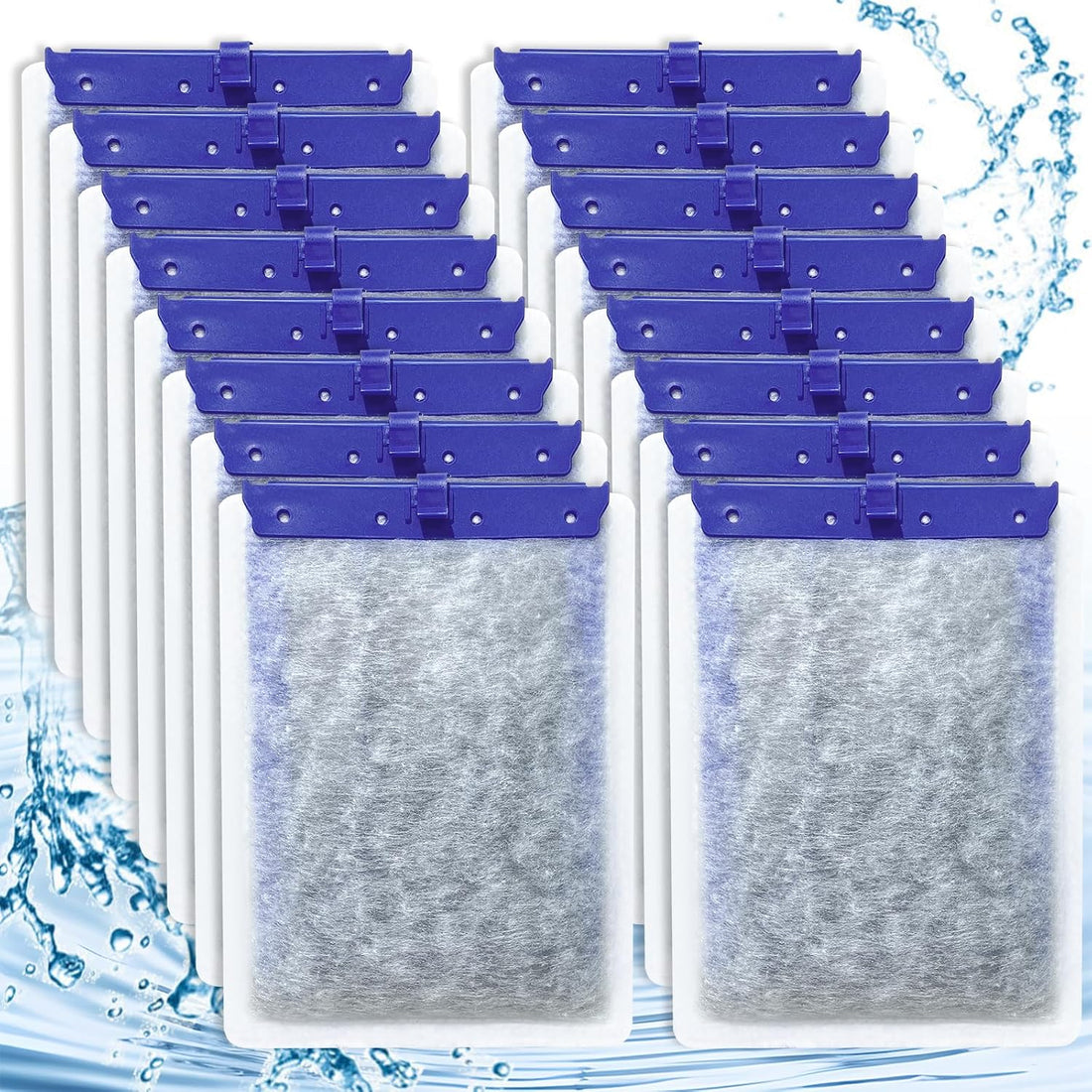 12PCS Medium Filter Cartridges Compatible with Tetra Whisper Bio-Bag