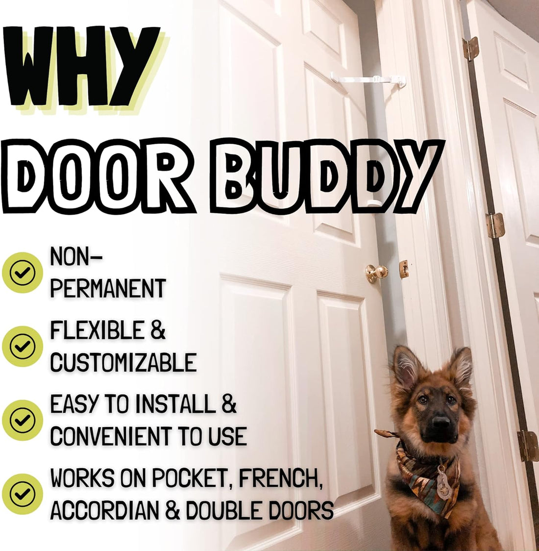Door Buddy Pet Door Latch for Cats