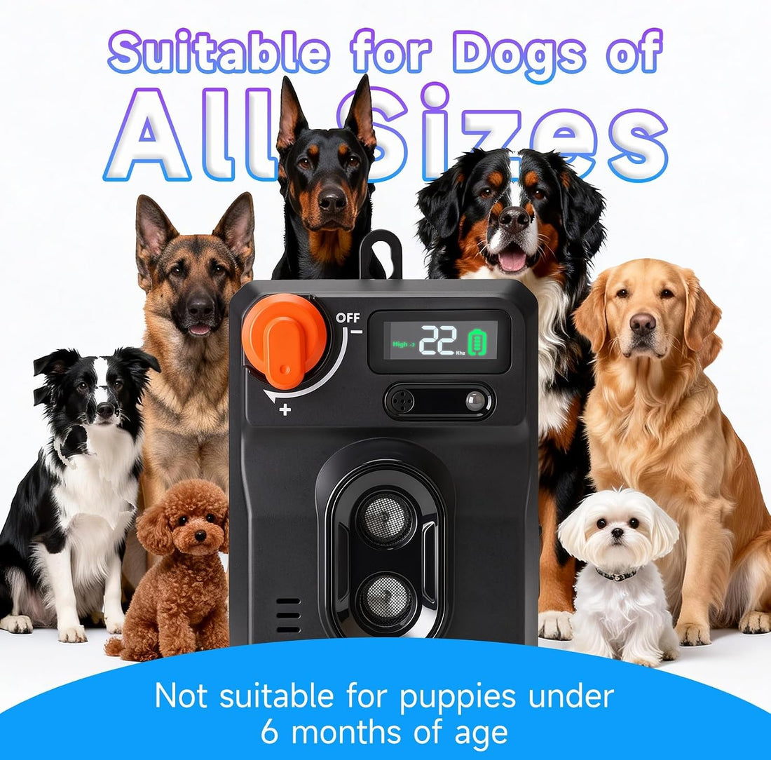 Ultrasonic Dog Bark Deterrent Device - Anti Barking Device for Dogs