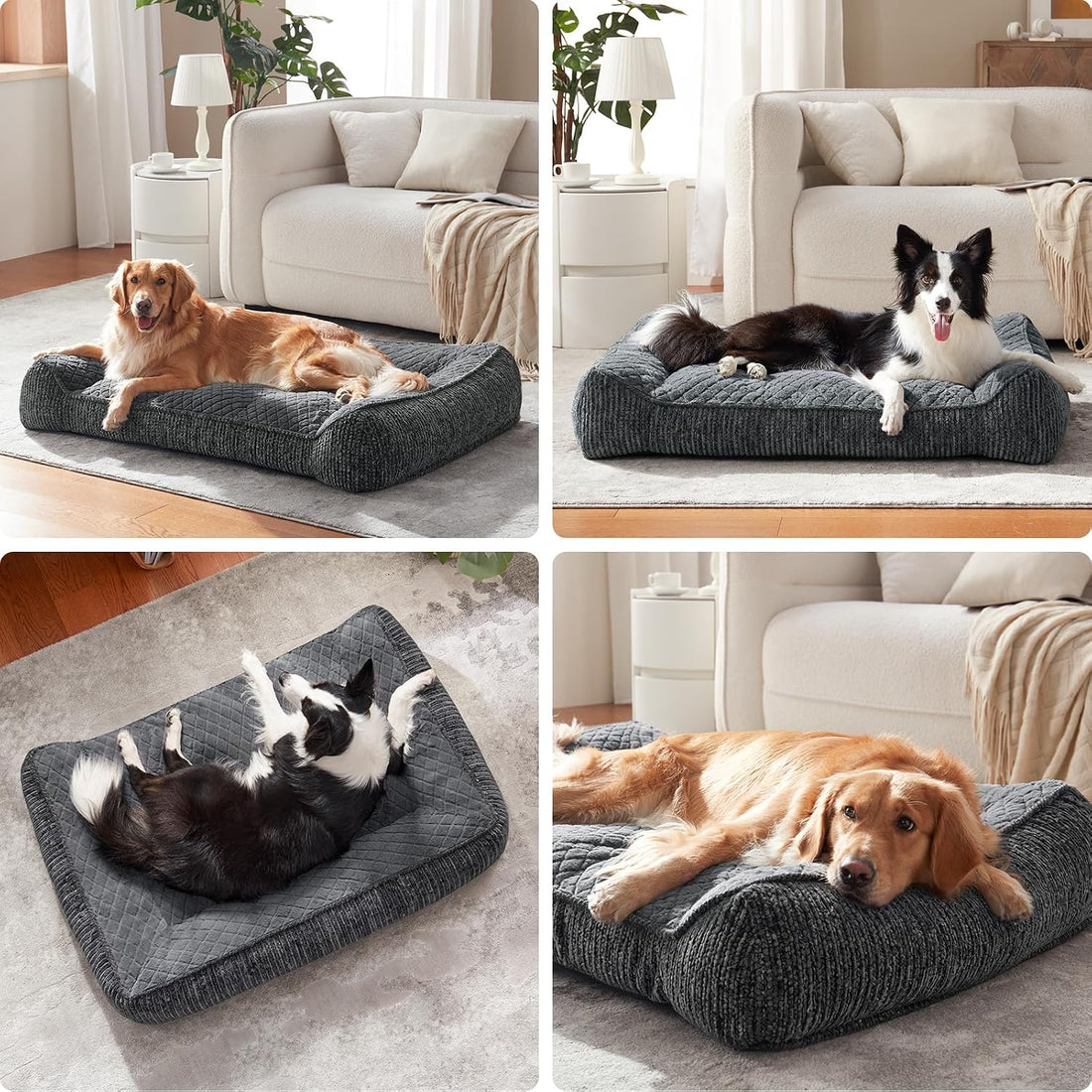 JOEJOY Extra Large Orthopedic Dog Beds Large Sized Dog
