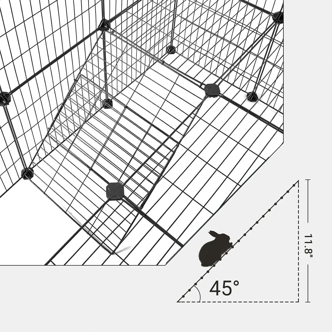 SONGMICS Pet Playpen, Small Animal Playpen
