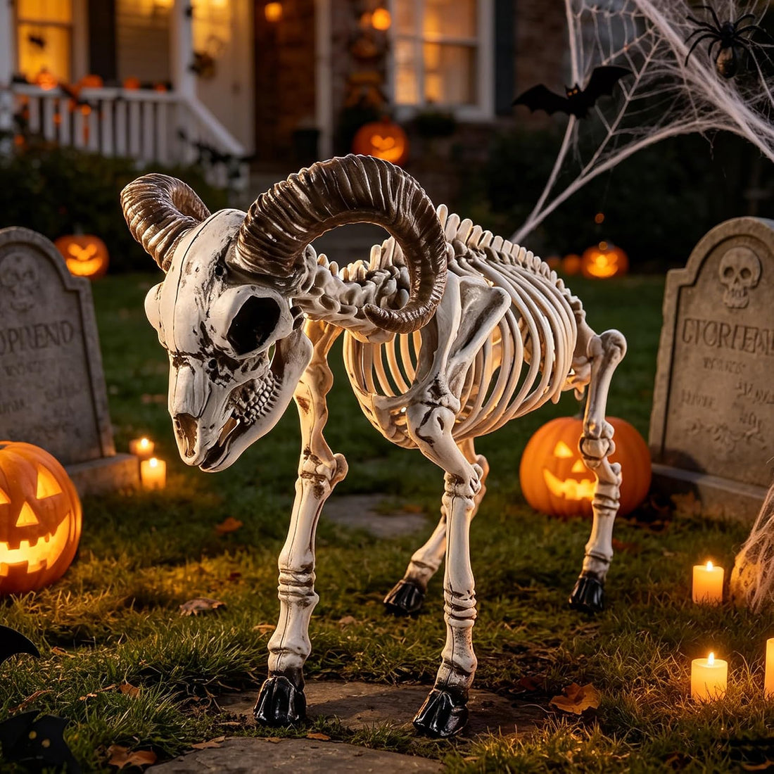 DR.DUDU 3 Pack Halloween Skeleton Decor Halloween Fish Tank