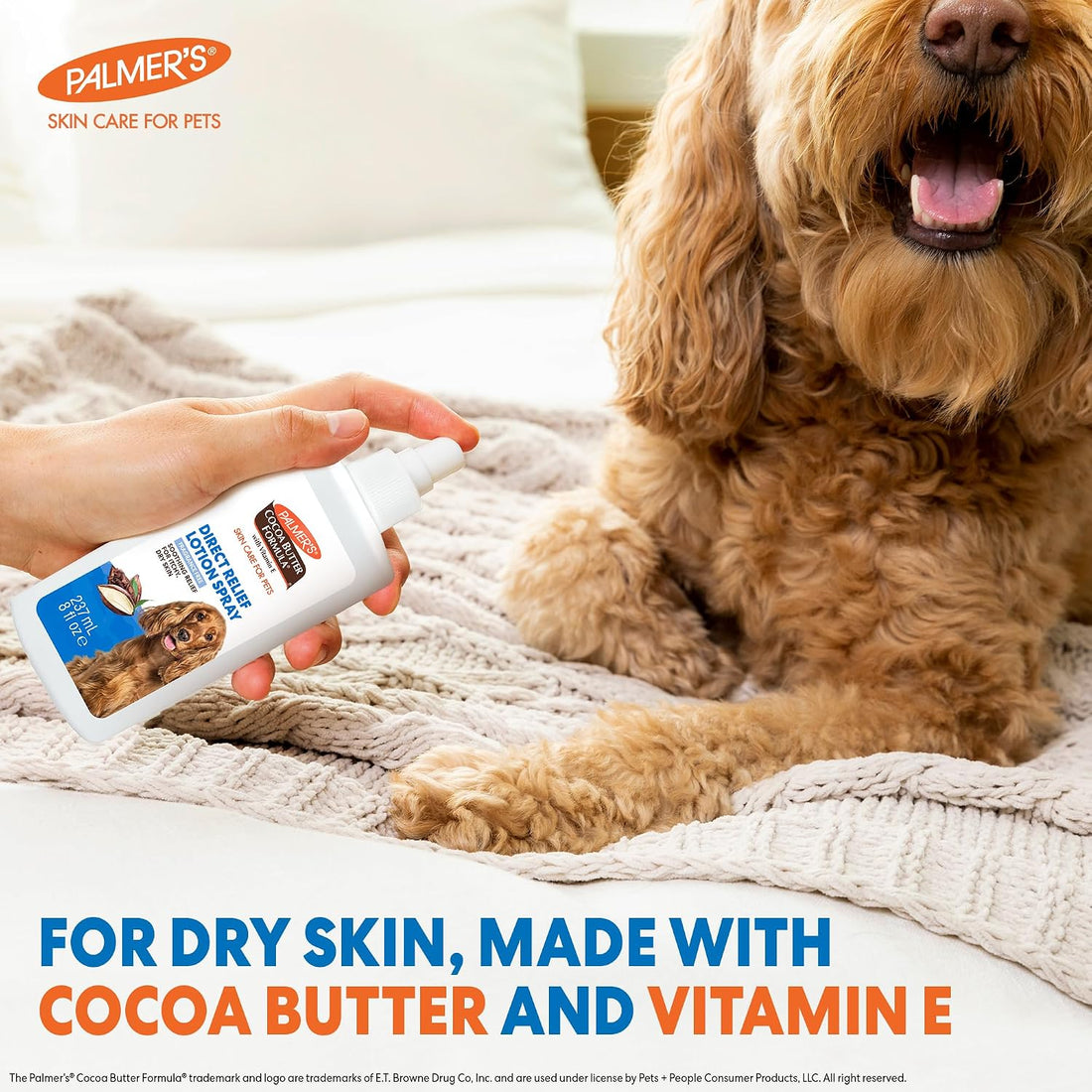 Palmer's for Pets Cocoa Butter Formula Dry Skin Relief Spray for Dogs
