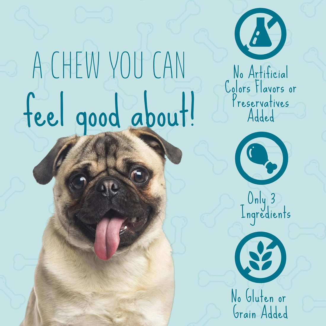 Better Belly Dental Roll Small Highly Digestible Dog Treats, 10 Count