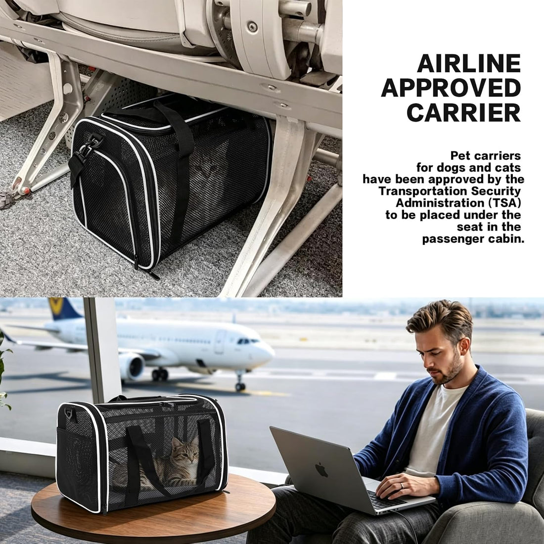 Cat Carrier Dog Carrier Pet Carriers Soft-Sided Cats Bag Animal