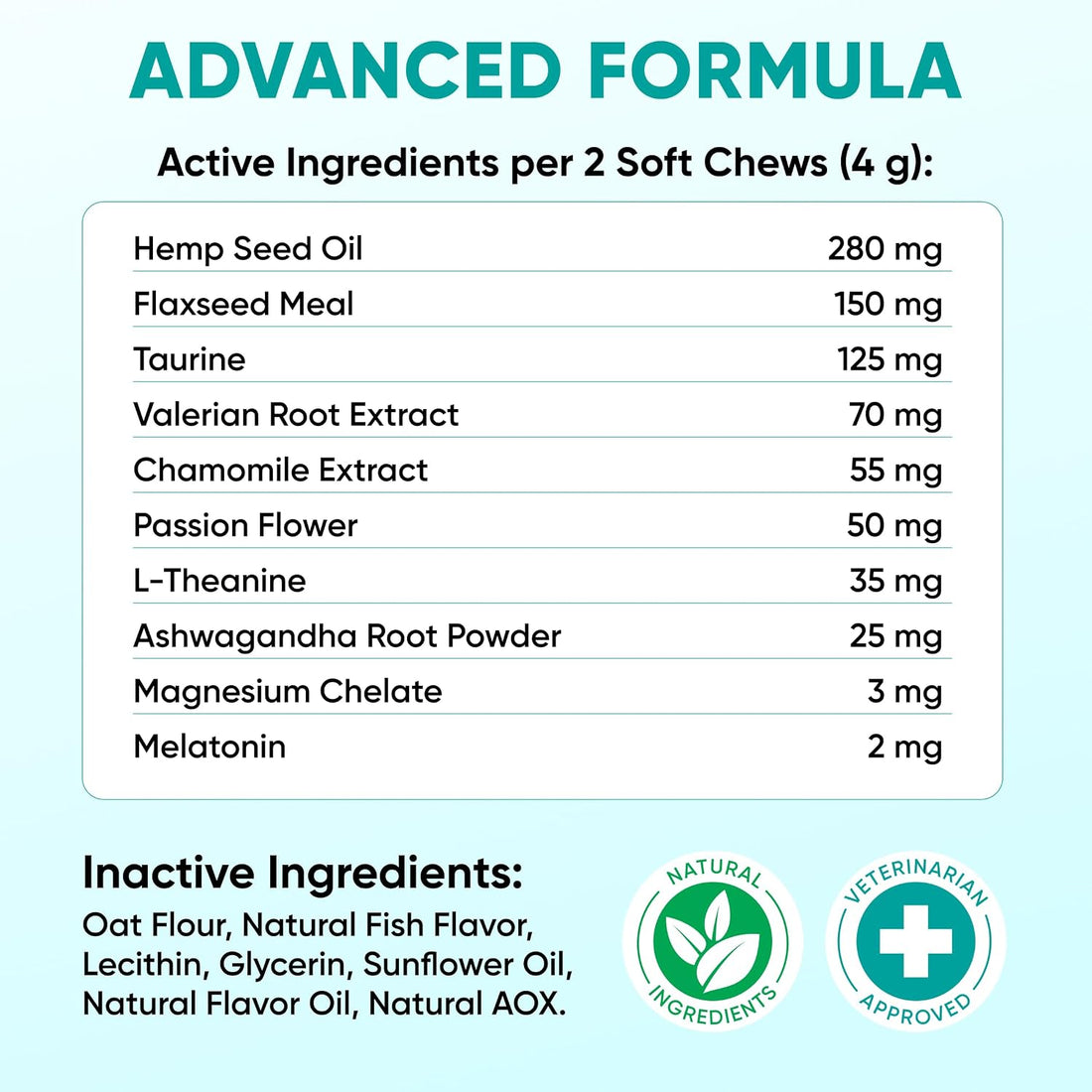Hemp Calming Chews for Dogs - Dog Calming Chews for Anxiety Relief