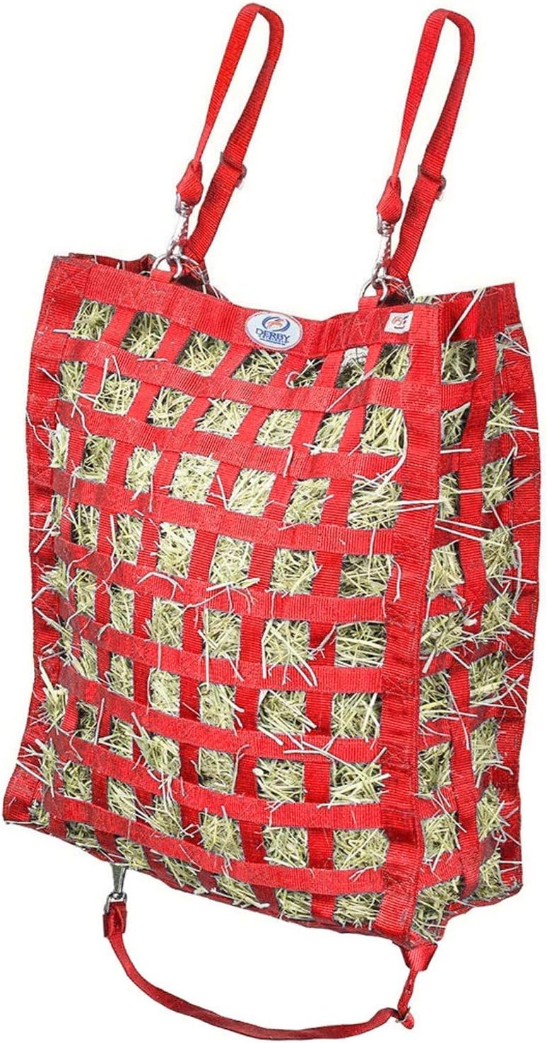 Derby Originals Superior Slow Feeder Horse Hay Bag with Super Tough