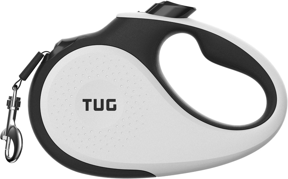 TUG 360° Tangle-Free Retractable Dog Leash | 16 ft Strong Nylon Tape
