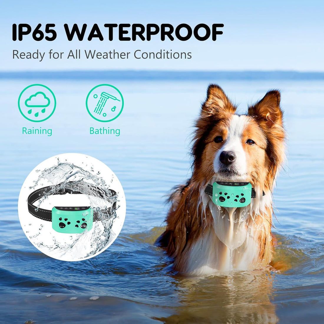 Dog Bark Collar, Svtrat Smart Anti Bark Collar for Small Medium Large