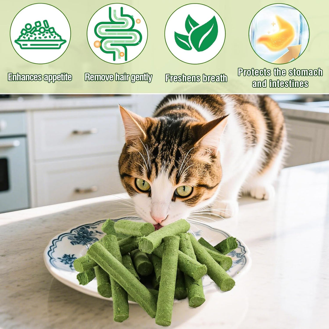Freezed Drying Cat Grass Stick