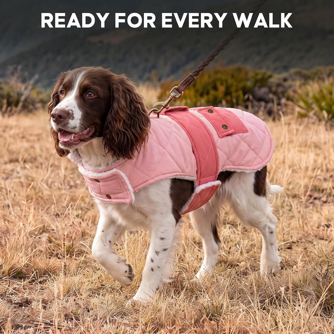 KYEESE Waterproof & Windproof Dog Coat for Small Dogs Puffer Jacket