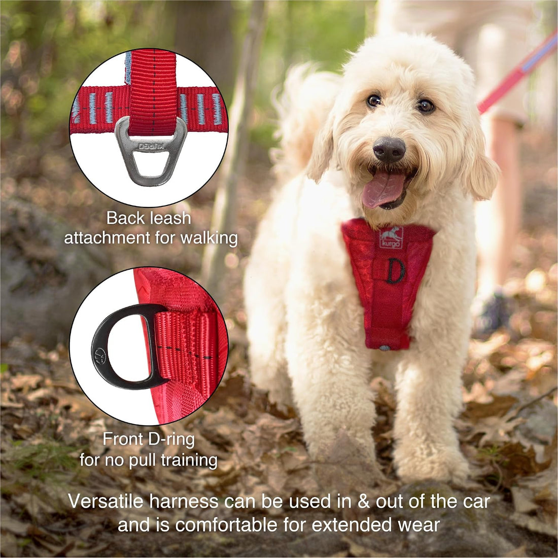 Kurgo Tru-Fit Enhanced Strength Dog Car Harness