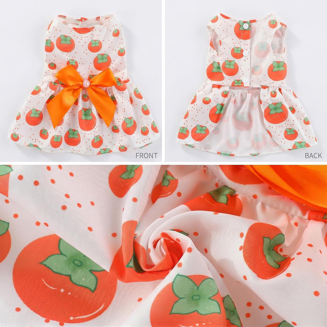 4 Pcs Dog Dress Cute Cat Dress Puppy Skirt Summer Dog Clothes Pet