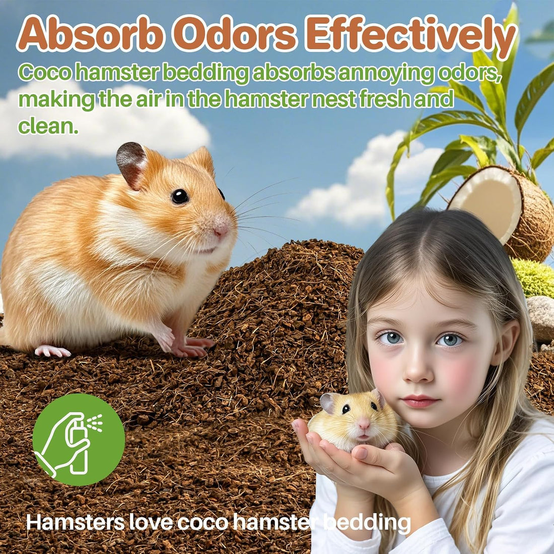 Sukh Coco Coir Hamster Bedding