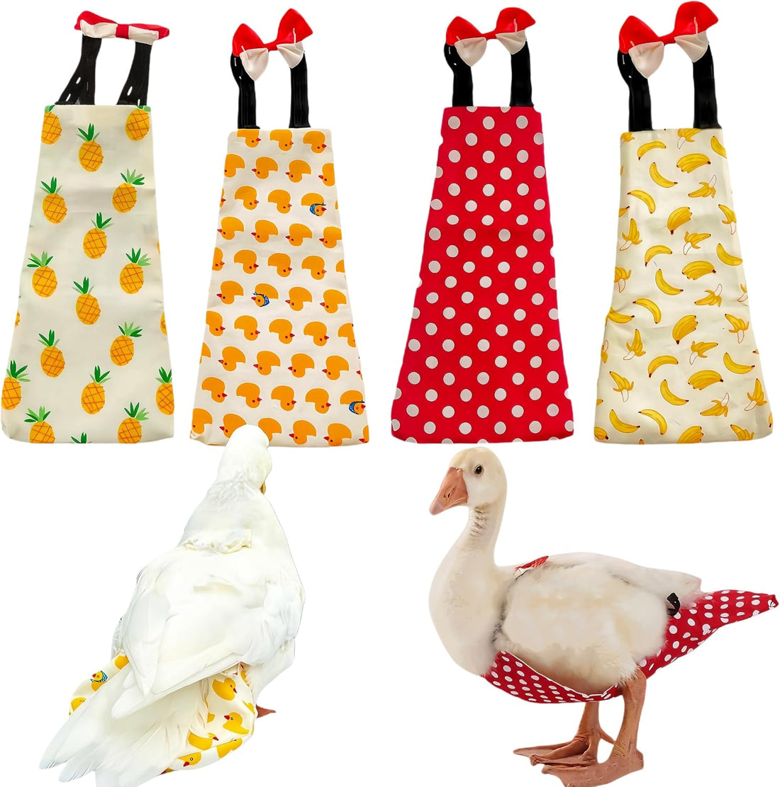 2 Pack Chicken Diapers for Hens, Roosters, Diapers for Ducks
