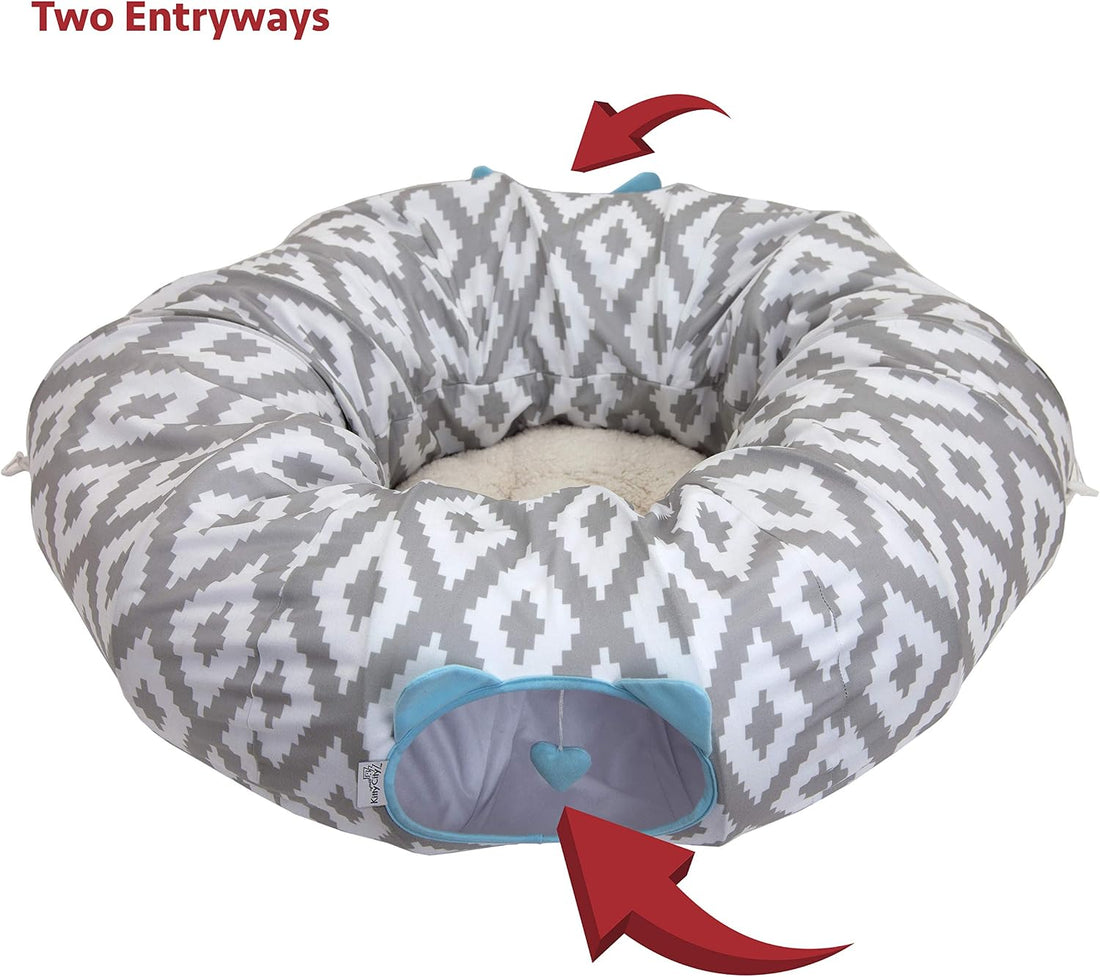 Kitty City Large Cat Tunnel Bed