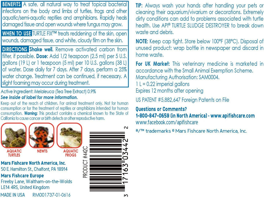 API TURTLE FIX Turtle Remedy 8-Ounce Bottle