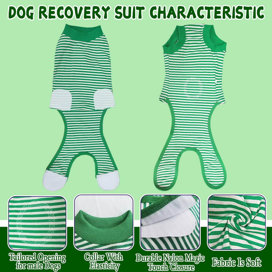 Dog Recovery Suit, Surgical Recovery Suit for Male Female Dogs Cats