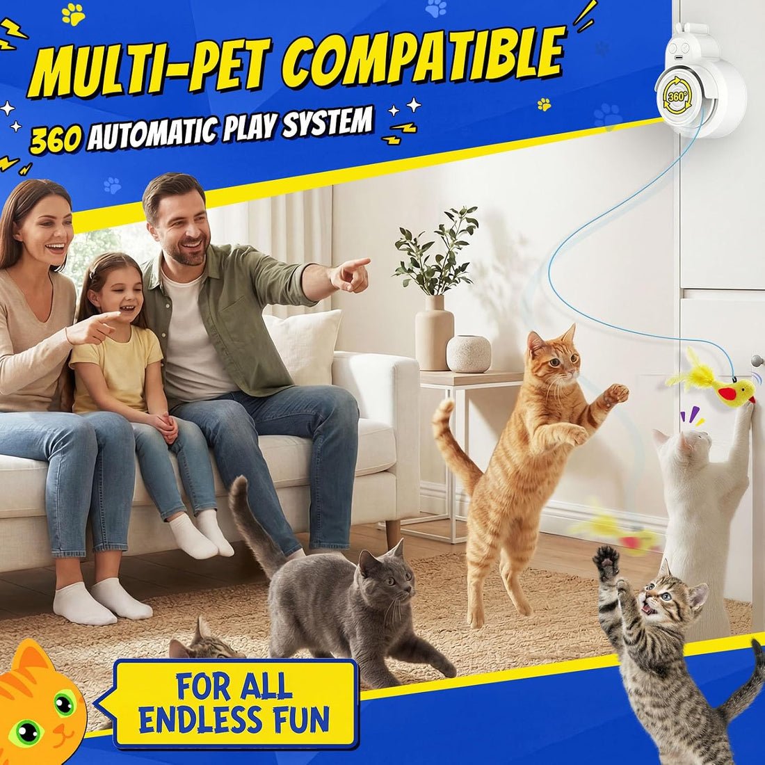 Interactive Cat Toys for Indoor Cats