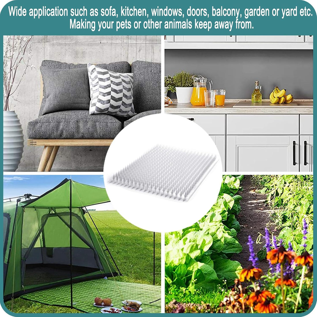 Cat Deterrent Scat Mats for Indoor & Outdoor Use