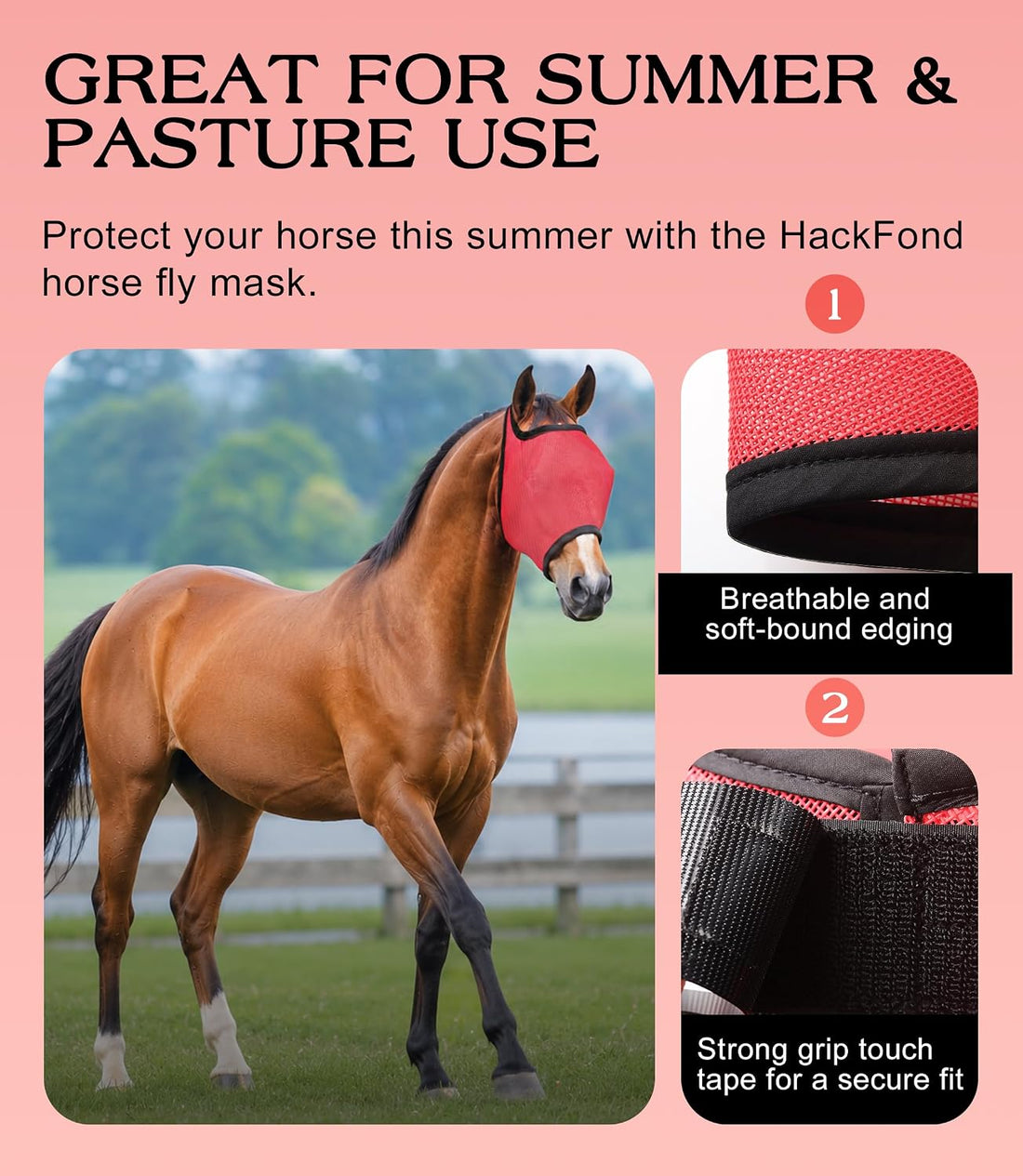 Fly Masks for Horses Without Ears, Horse Fly Mask