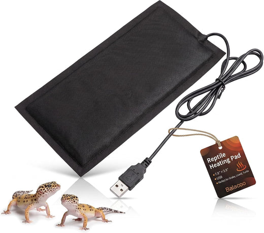 Balacoo USB Reptile Heating Pad, Under Tank Heater for Snake, Lizard