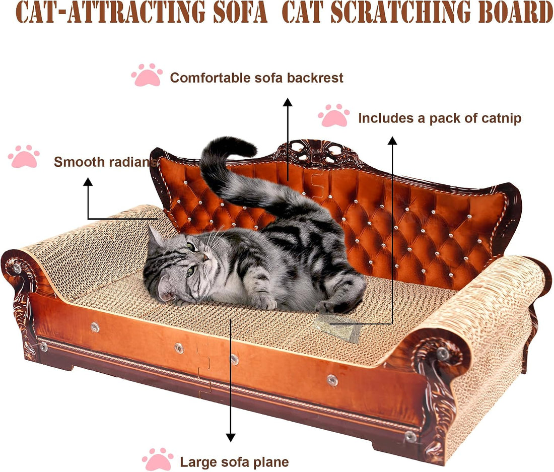 Sofa Shaped Cat Scratching Couch