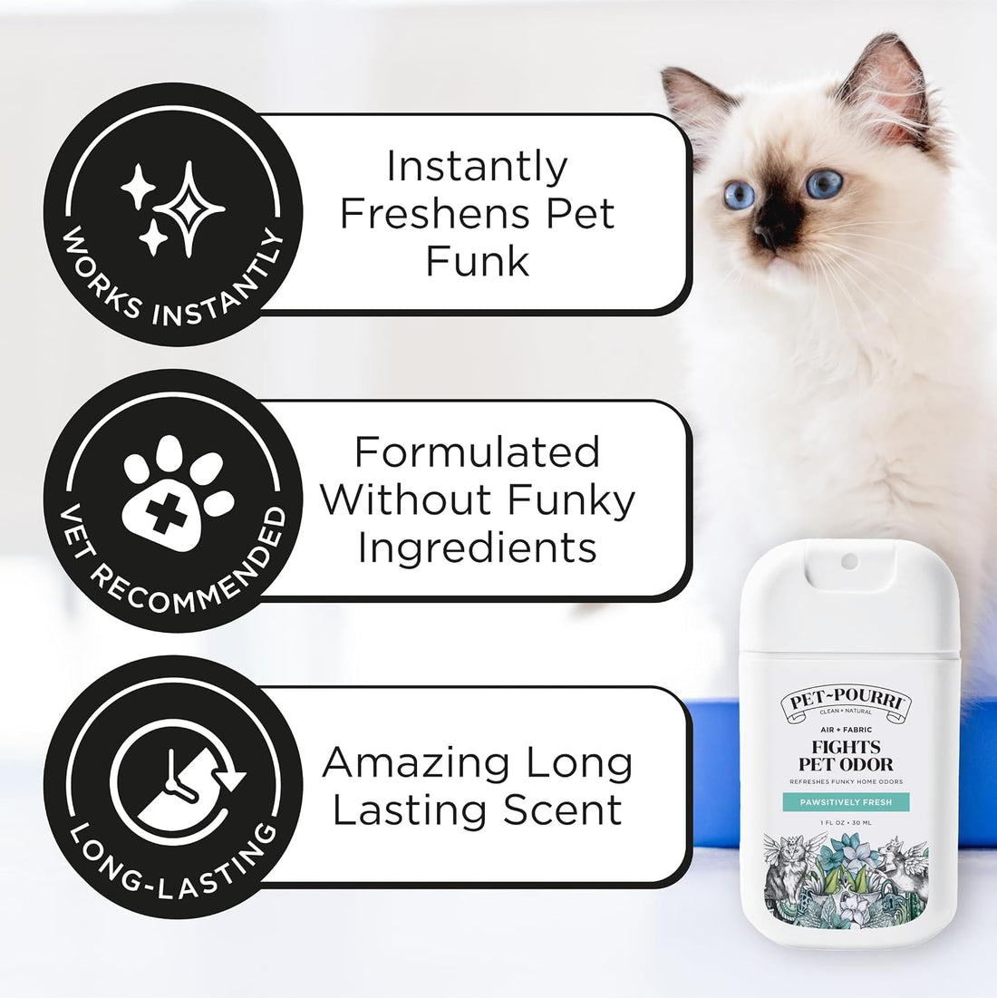 Poo-Pourri Pawsitively Fresh Pocket Deodorizer Spray