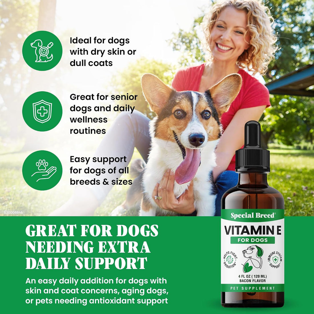 Vitamin E for Dogs Liquid 250 IU