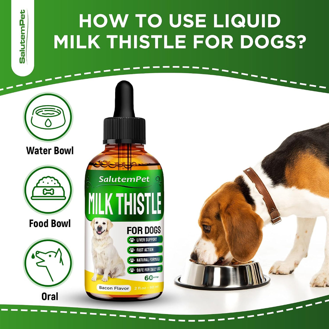 Milk Thistle for Dogs | Dog Liver Supplement for All Ages and Breeds