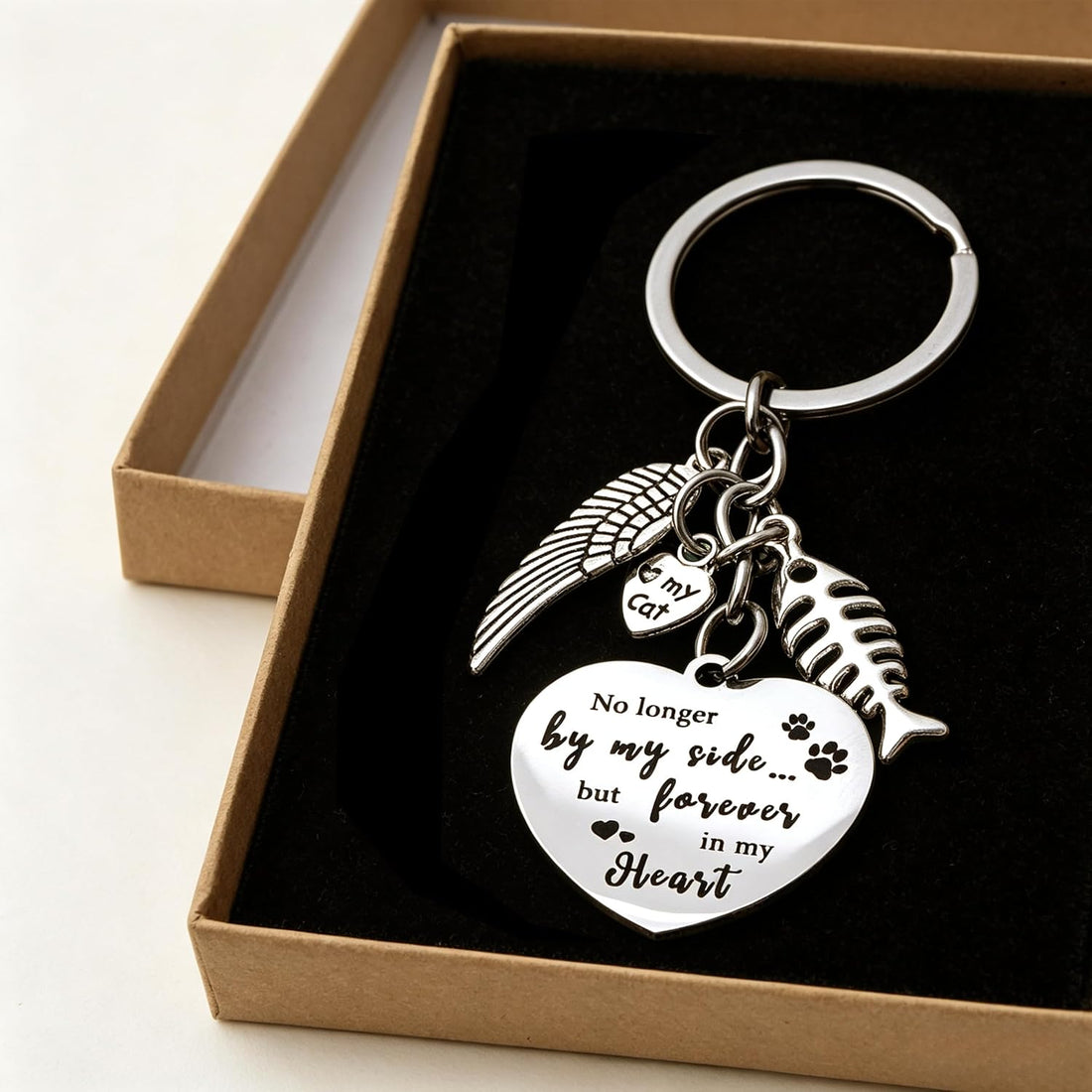 Pet Memorial Gifts for Dogs, Keepsakes Sympathy Remembrance Keychain