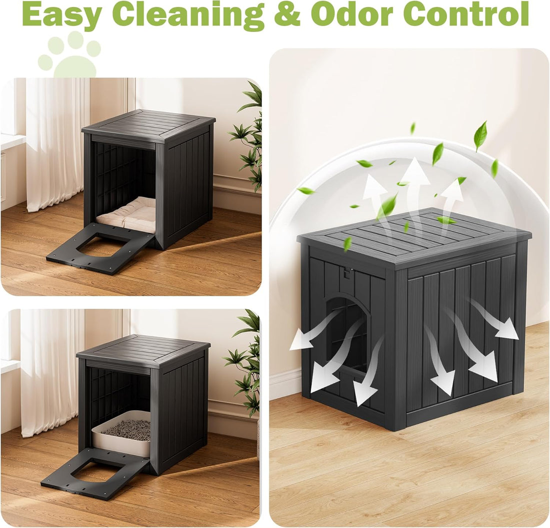 GULAIMOAO Outdoor Cat House Weatherproof