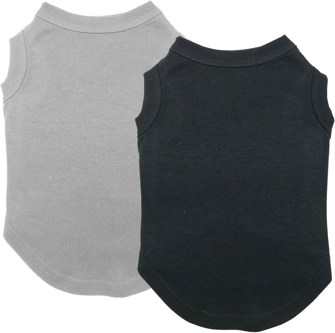 Chol&Vivi Dog Shirt Clothes, 2pcs Shirt for Large Size Dog