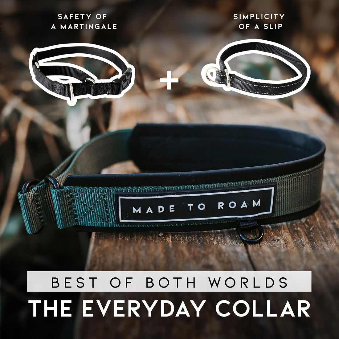 MADE TO ROAM Premium Everyday Dog Collar